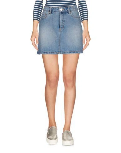 Marc By Marc Jacobs Denim Skirts In Blue