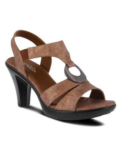 Spring Step Patrizia By  Women's Rola T-strap Sandals Women's Shoes In Brown