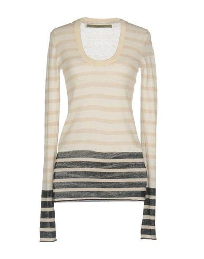 Enza Costa Cashmere Blend In Beige