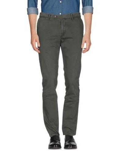 7 For All Mankind Casual Pants In Dark Green