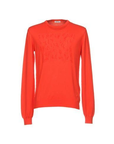 Bikkembergs Sweaters In Red