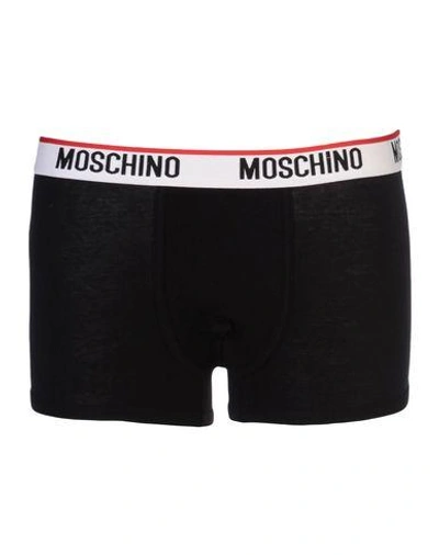 Moschino Underwear Boxer In Black