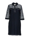 Essentiel Antwerp Short Dress In Dark Blue