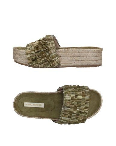 Paloma Barceló Sandals In Green