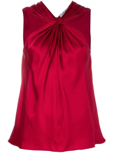 Elizabeth And James Blaine Twist Front Top In Ruby