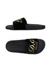 Dolce & Gabbana Slippers In Black