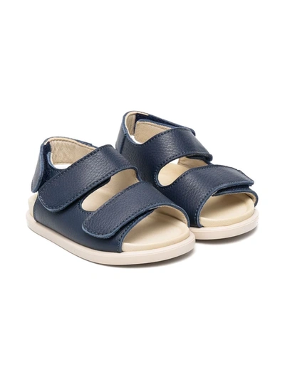 Montelpare Tradition Kids' Side Touch-strap Sandals In Blue