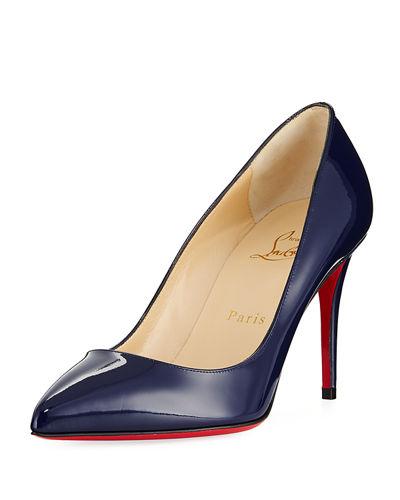 pigalle follies 85mm patent red sole pump