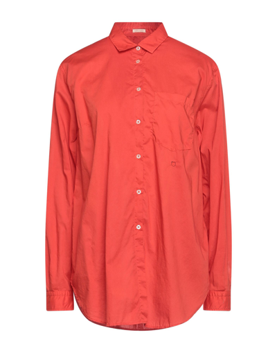 Massimo Alba Uma Shirt In Spicy Orange