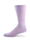 Falke Solid Cotton Knit Socks In Lavender