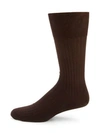 Falke Luxury No. 13 Sea Island Cotton Socks In Brown