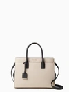 Kate Spade Cameron Street Candace Satchel In Tusk/black