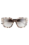 Prada 52mm Butterfly Polarized Sunglasses In Nocolor