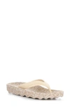 Asportuguesas By Fly London Feel Flip Flop In 007 Milky/ Beige Rubber