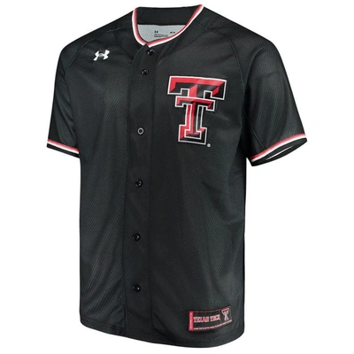 Under Armour Black Texas Tech Red Raiders Performance Replica Baseball Jersey