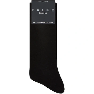 Falke Men's Black Cool 24/7 Socks, Size: 5.5-6.5