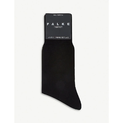 Falke Mens Black Firenze Socks