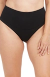 Spanx Comfort Thong In Very Black