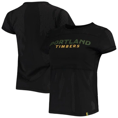 The Wild Collective Black Portland Timbers Mesh T-shirt