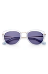 Gemma Let Her Dance 51mm Round Sunglasses In Pool