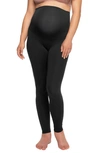 Felina 2-pack Maternity Leggings In Black / Black