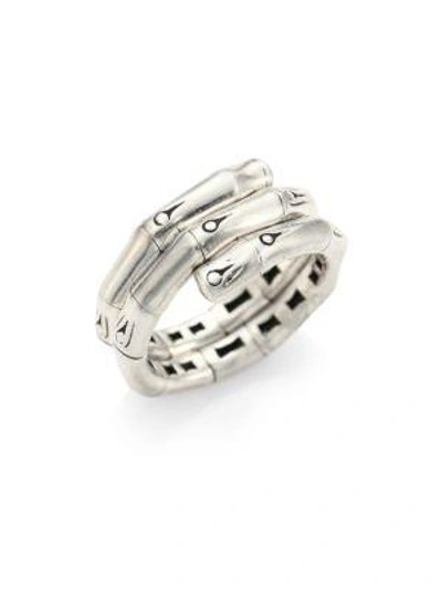 John Hardy Bamboo Sterling Silver Coil Ring