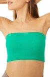 Free People Amelia Bandeau Bra In Summer Green