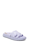 Sam Edelman Women's Valeri Logo Emblem Footbed Slide Sandals Women's Shoes In Misty Lilac