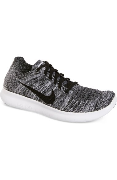 Nike 'free Run Flyknit' Running Shoe (men) In White/ Black | ModeSens