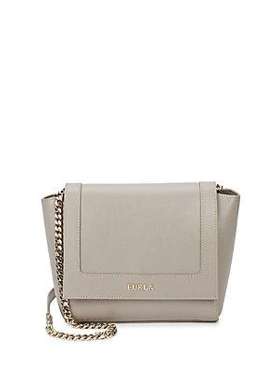 Furla Ginevra Leather Mini Crossbody Bag In Sabbia Beige | ModeSens