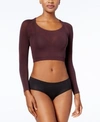 Spanx Women's Opaque Arm Tights Layering Piece In Brandy Wine