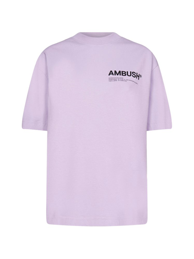 Ambush Lilac Cotton Workshop T-shirt