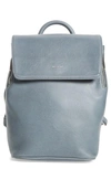 Matt & Nat Mini Fabi Faux Leather Backpack - Blue In Frost