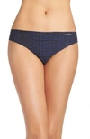 Calvin Klein Invisibles Thong D3428 In Mysterious Skin