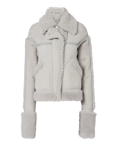 Victoria Victoria Beckham Oversized Shearling Coat