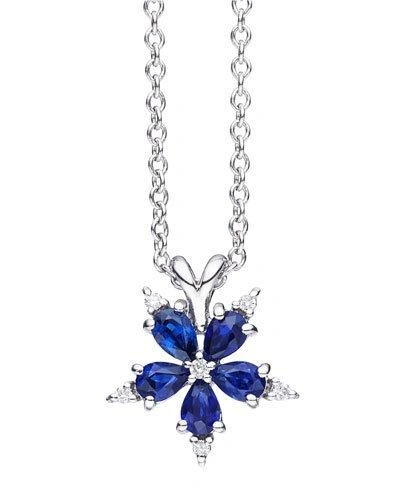 Paul Morelli Mini Stellanise Sapphire & Diamond Pendant Necklace