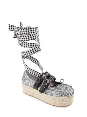 miu miu glitter espadrilles