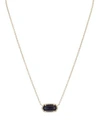 Kendra Scott Elisa Necklace, 15 - 100% Exclusive In Gold/blue Goldstone