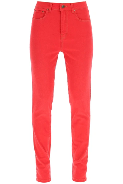Y/project Red Stretch Denim Jeans  Nd Y Project Donna 27 In Multicolor