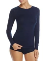 Hanro Soft Touch Long Sleeve Top In Ocean