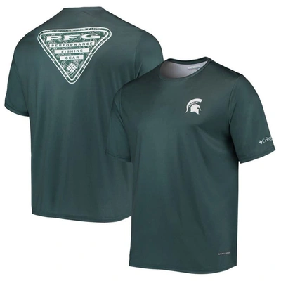 Columbia Green Michigan State Spartans Terminal Tackle Omni-shade T-shirt