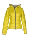 Duvetica Down Jackets In Acid Green