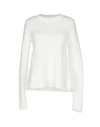 Mm6 Maison Margiela Sweaters In White