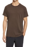 Alo Yoga The Triumph Crewneck T-shirt In Espresso