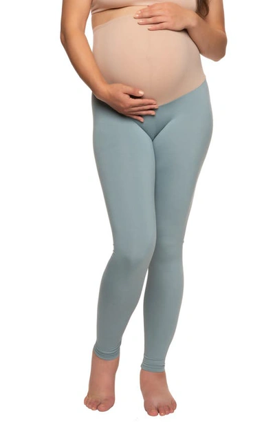 Felina 2-pack Maternity Leggings In Sparrow/ Lead