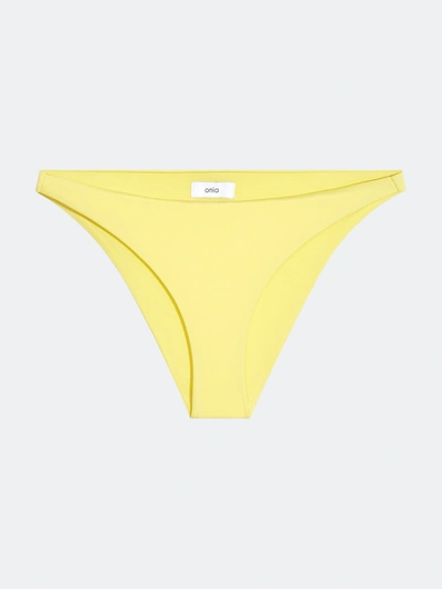 Onia Ashley Bikini Bottom In Lemon