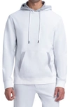 Bugatchi Comfort Cotton Blend Hoodie In Chalk