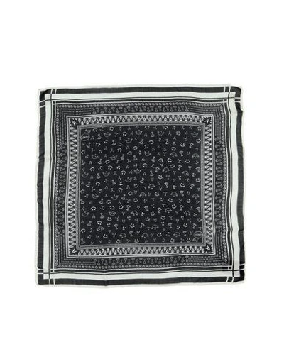 Fendi Square Scarves In Black