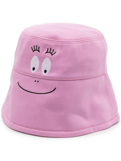 Patou Graphic-print Bucket Hat In Rosa