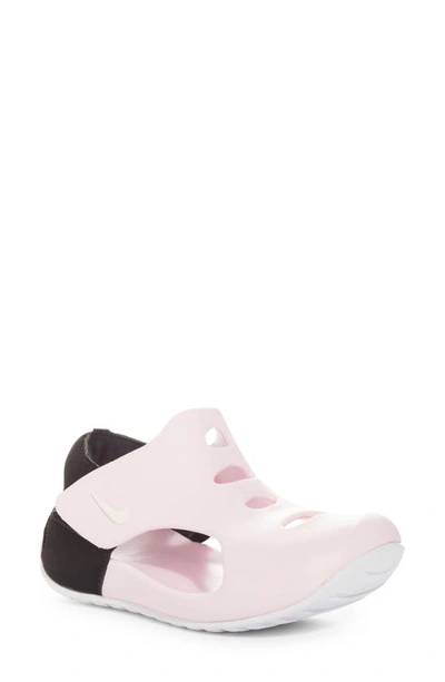 Nike Kids' Sunray Protect 3 Sandal In Pink Foam / White/ Black
